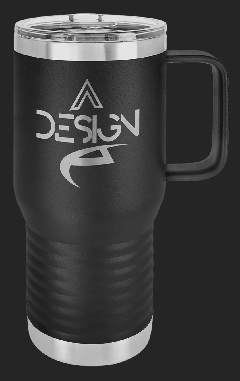20oz, 32oz, 40oz Travel Mug - Polar Camel Powder Coated