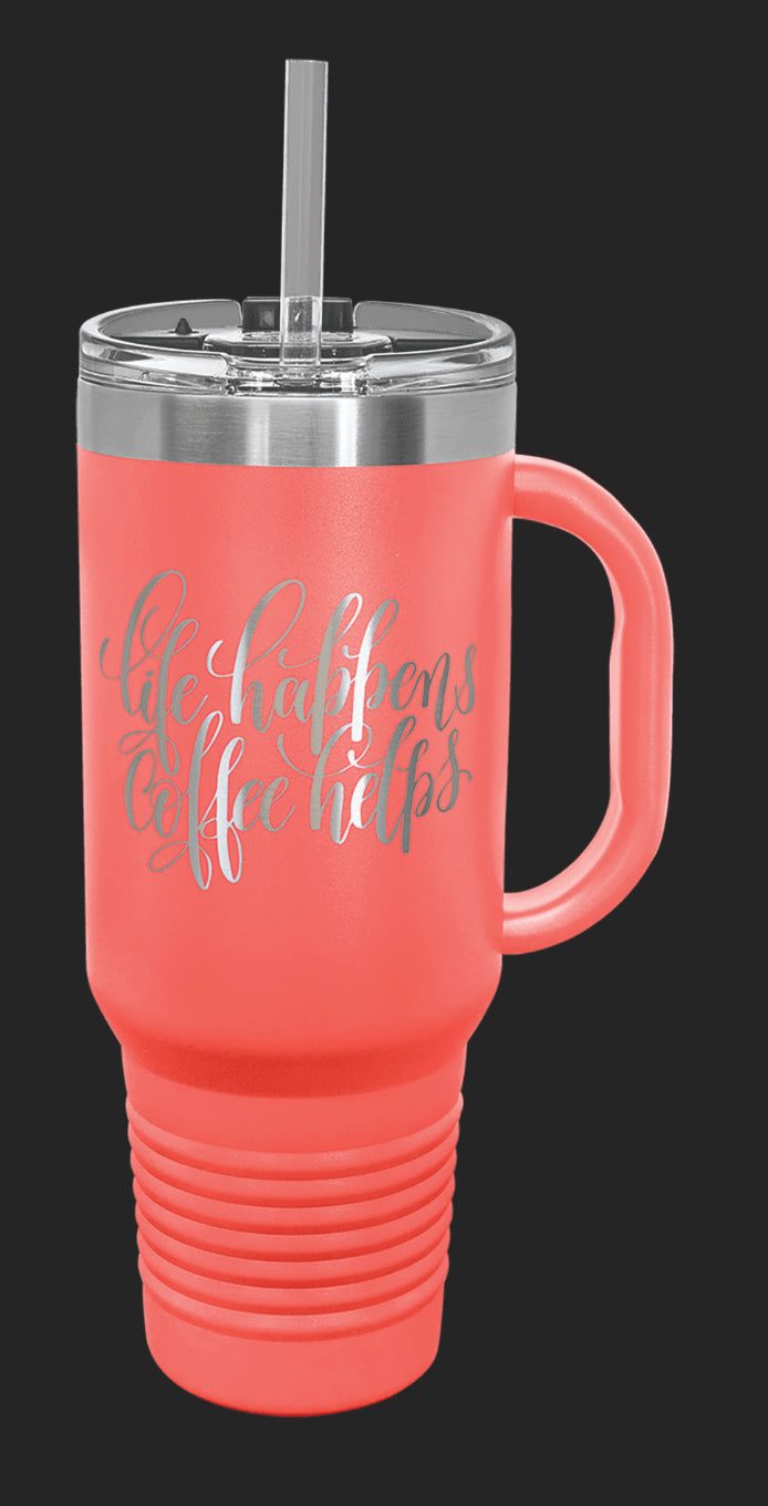 20oz, 32oz, 40oz Travel Mug - Polar Camel Powder Coated