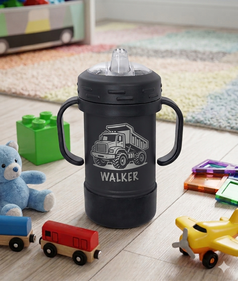 10oz Sippy Cup - Polar Camel Powder Coated