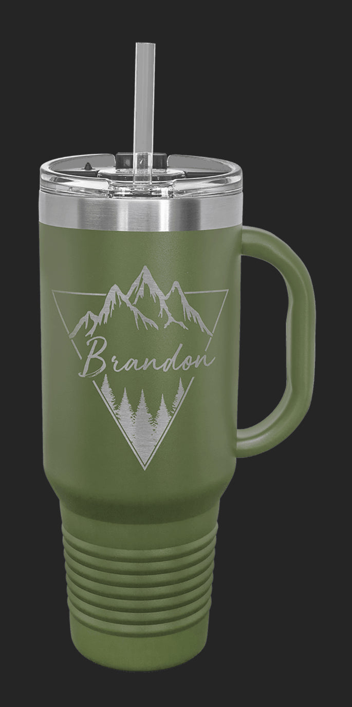 20oz, 32oz, 40oz Travel Mug - Polar Camel Powder Coated