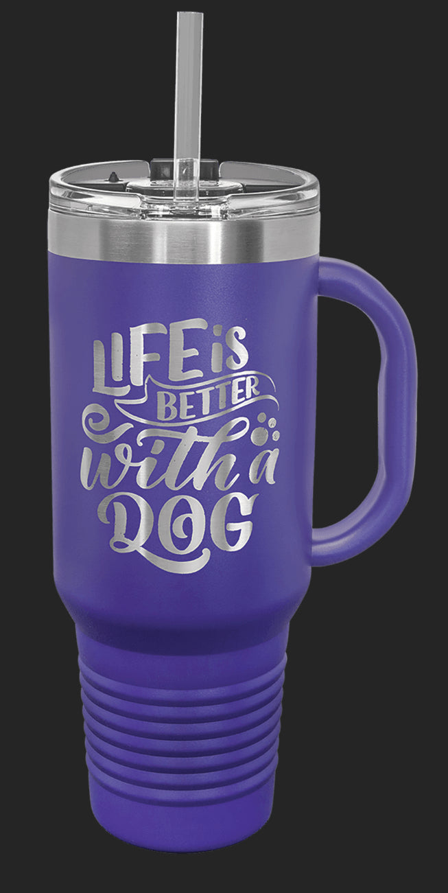 20oz, 32oz, 40oz Travel Mug - Polar Camel Powder Coated