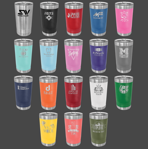 16oz Pint - Polar Camel Powder Coated Ringneck