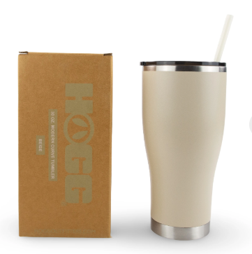 30oz Hogg Powder Coated Modern Curve Tumbler