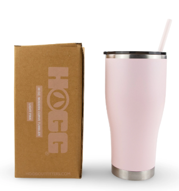 30oz Hogg Powder Coated Modern Curve Tumbler