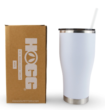 30oz Hogg Powder Coated Modern Curve Tumbler