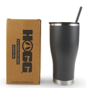 30oz Hogg Powder Coated Modern Curve Tumbler