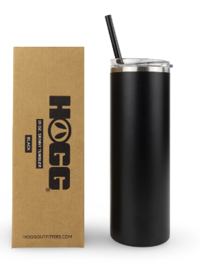 20oz Hogg Powder Coated Skinny Tumbler