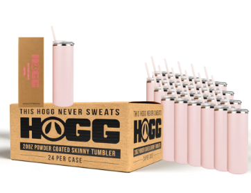 20oz Hogg Powder Coated Skinny Tumbler