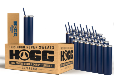 20oz Hogg Powder Coated Skinny Tumbler