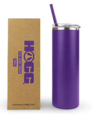 20oz Hogg Powder Coated Skinny Tumbler