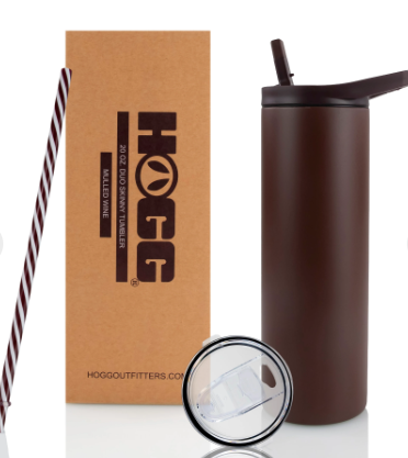 20oz Hogg Powder Coated Skinny Tumbler