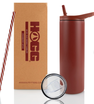 20oz Hogg Powder Coated Skinny Tumbler
