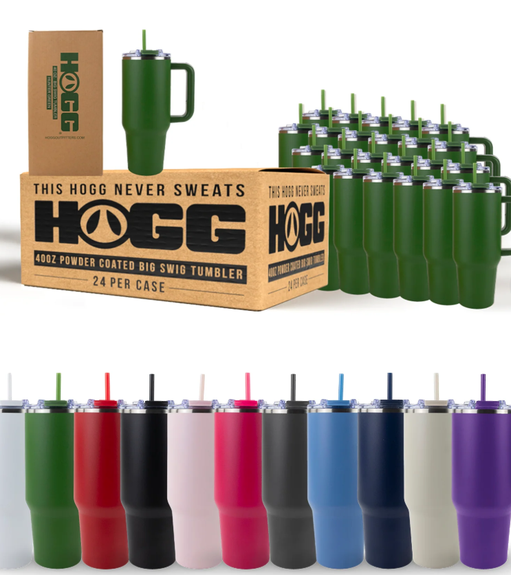 40oz Hogg Powder Coat Big Swig