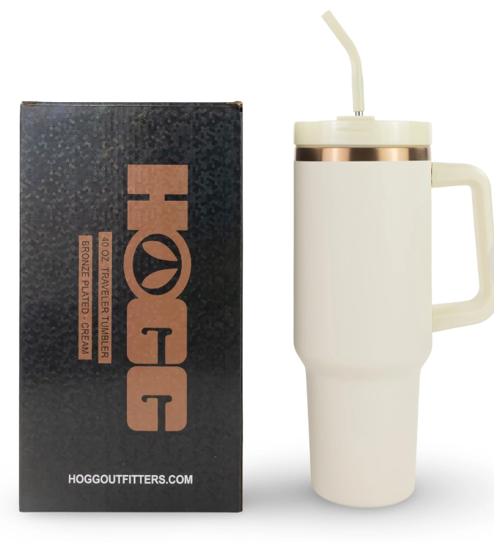 40oz Hogg Powder Coated Traveler
