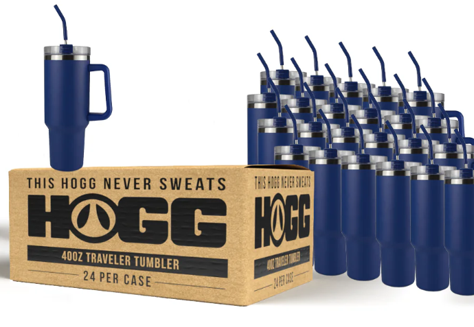 40oz Hogg Powder Coated Traveler