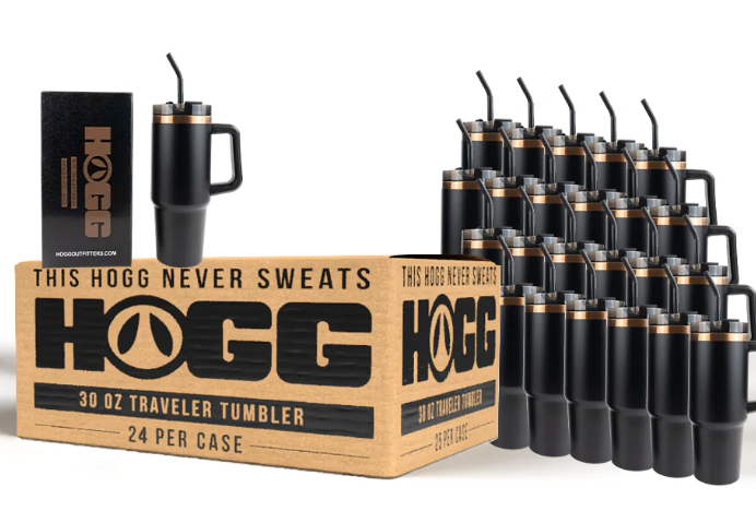 30oz Hogg Powder Coated Traveler