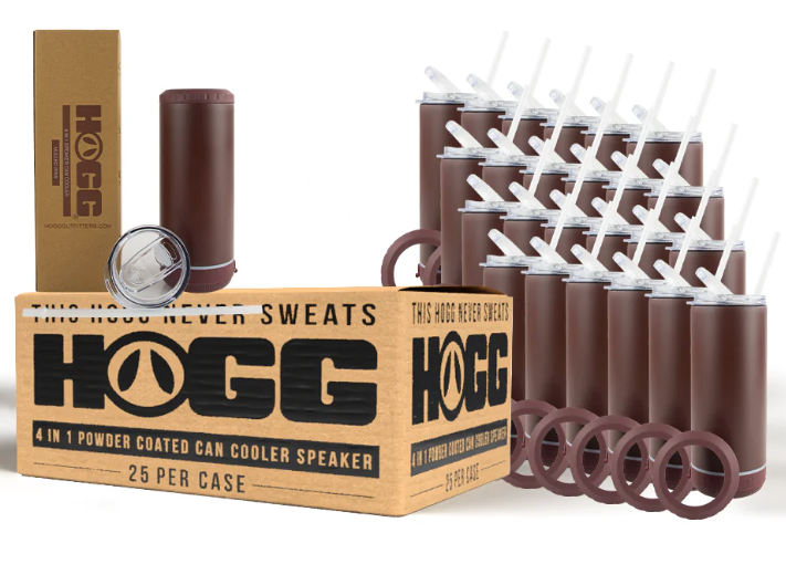 4 in 1 Hogg Powder Coated Can Cooler Speaker
