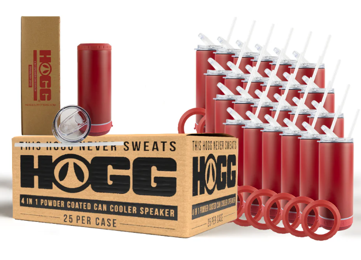 4 in 1 Hogg Powder Coated Can Cooler Speaker
