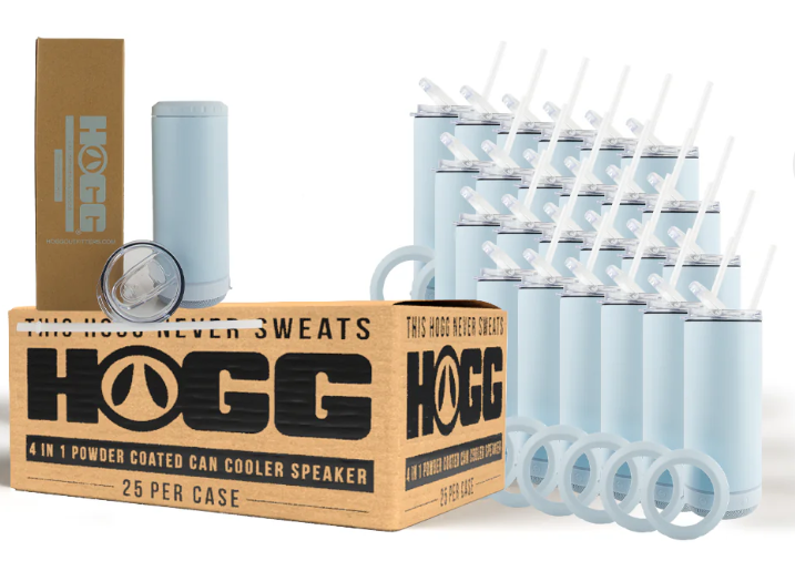 4 in 1 Hogg Powder Coated Can Cooler Speaker