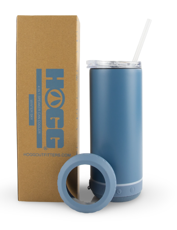 4 in 1 Hogg Powder Coated Can Cooler Speaker