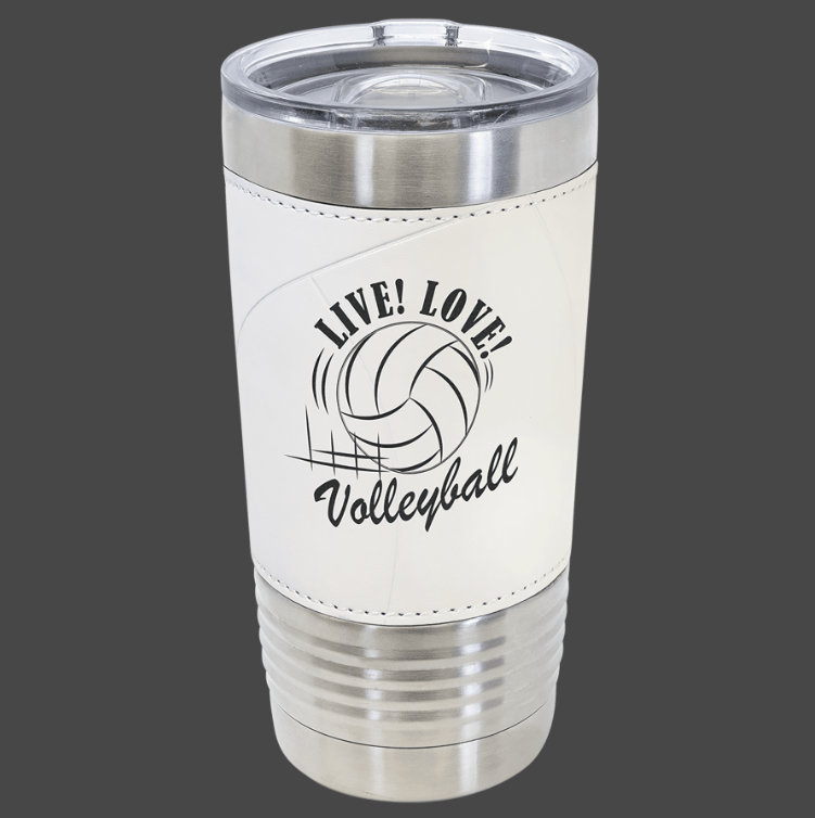 20oz Sport Theme - Polar Camel Powder Coat Tumbler