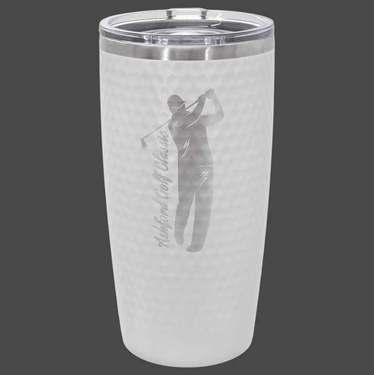 20oz Sport Theme - Polar Camel Powder Coat Tumbler