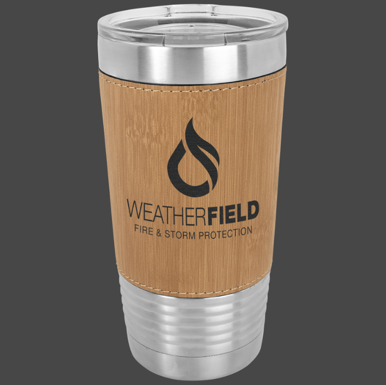 20oz Standard - Polar Camel Leatherette Ringneck