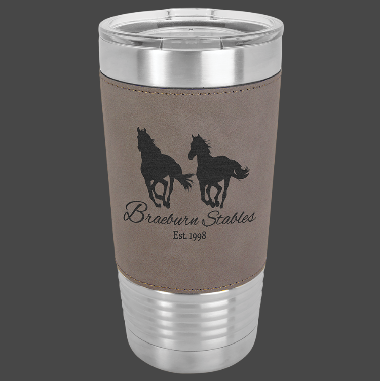 20oz Standard - Polar Camel Leatherette Ringneck