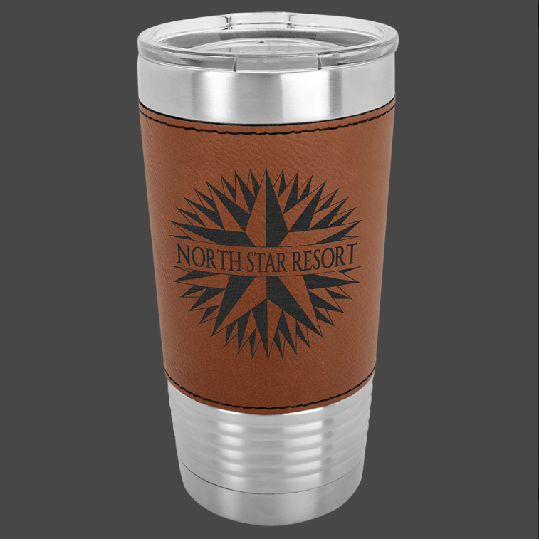 20oz Standard - Polar Camel Leatherette Ringneck