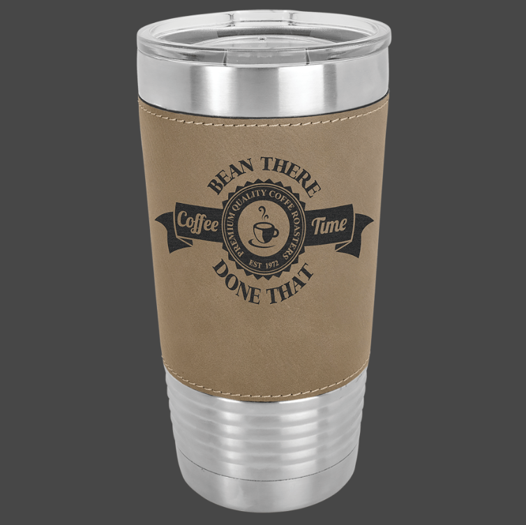 20oz Standard - Polar Camel Leatherette Ringneck