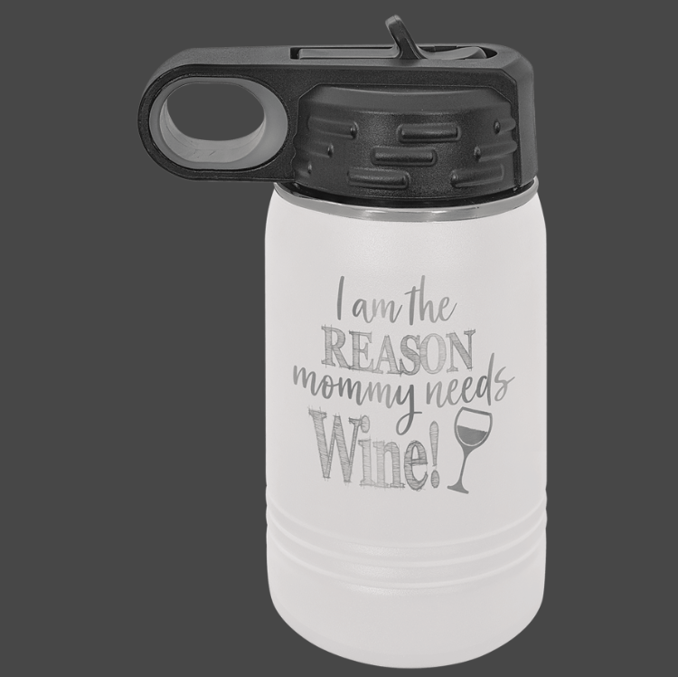 12oz, 20oz,32oz, 40oz Water Bottle - Polar Camel Powder Coated
