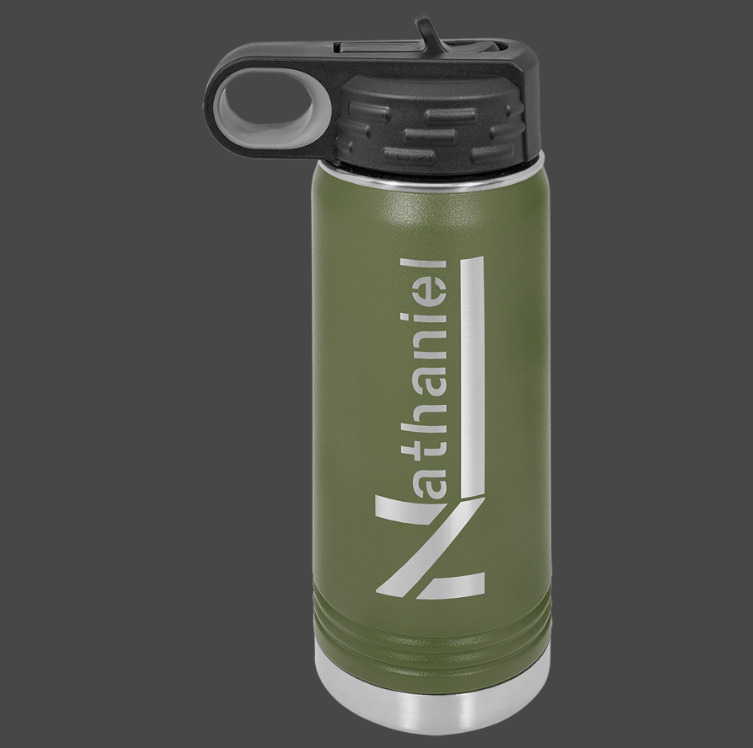 12oz, 20oz,32oz, 40oz Water Bottle - Polar Camel Powder Coated