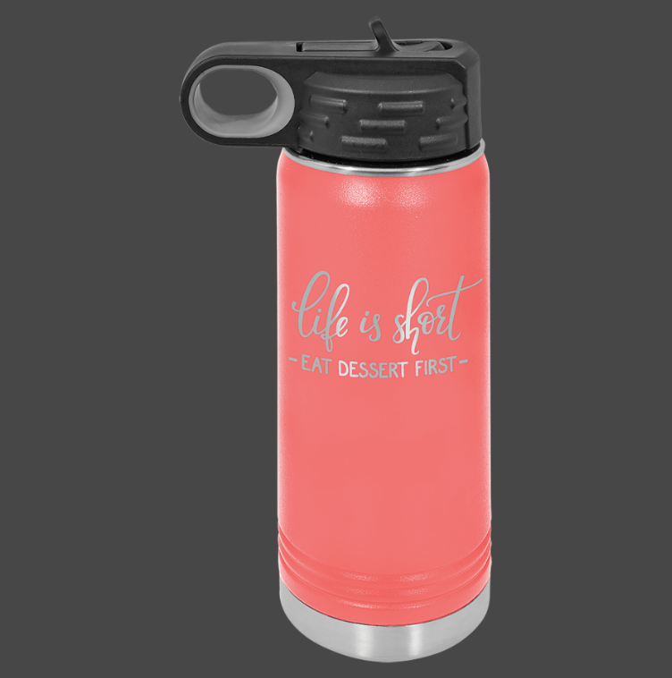 12oz, 20oz,32oz, 40oz Water Bottle - Polar Camel Powder Coated