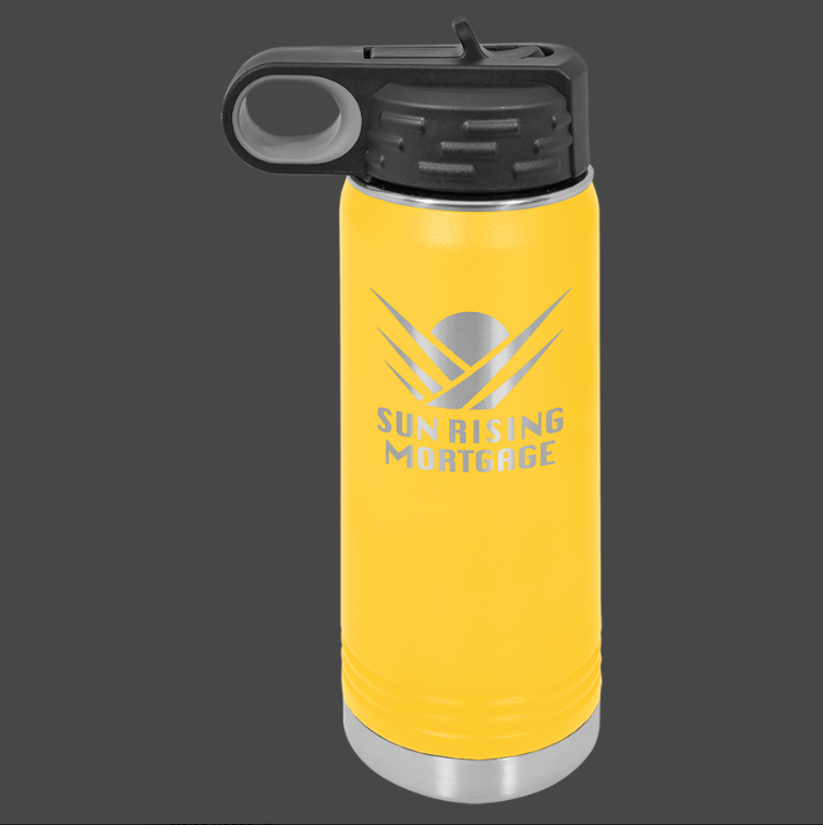 12oz, 20oz,32oz, 40oz Water Bottle - Polar Camel Powder Coated