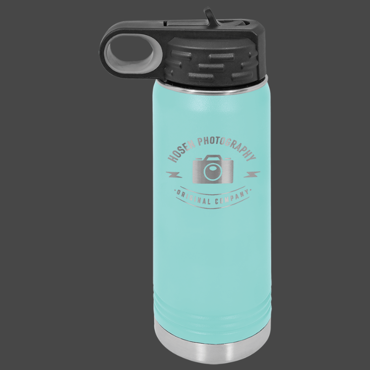 12oz, 20oz,32oz, 40oz Water Bottle - Polar Camel Powder Coated