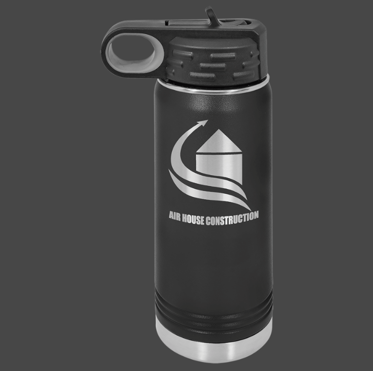 12oz, 20oz,32oz, 40oz Water Bottle - Polar Camel Powder Coated