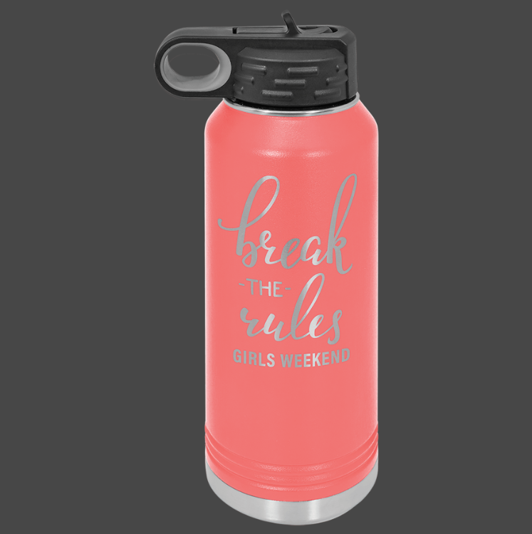 12oz, 20oz,32oz, 40oz Water Bottle - Polar Camel Powder Coated