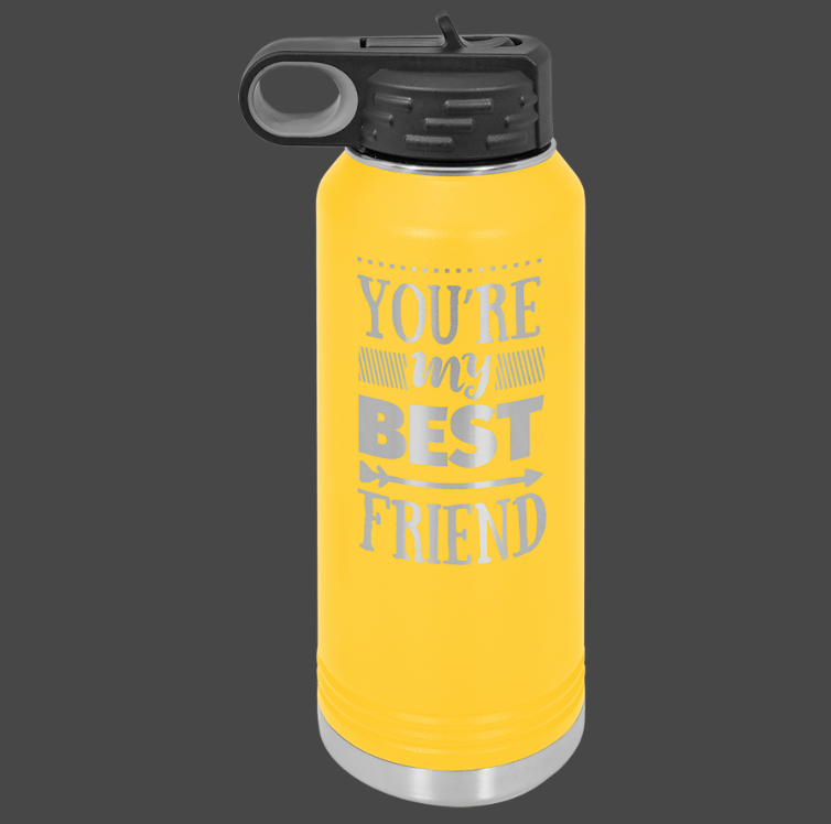 12oz, 20oz,32oz, 40oz Water Bottle - Polar Camel Powder Coated