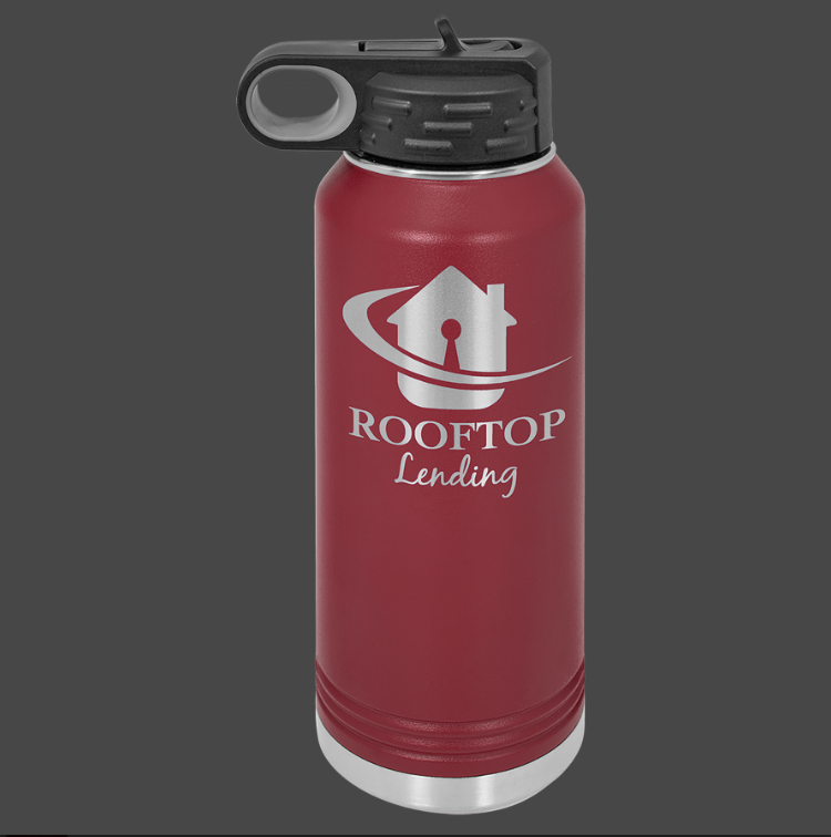 12oz, 20oz,32oz, 40oz Water Bottle - Polar Camel Powder Coated