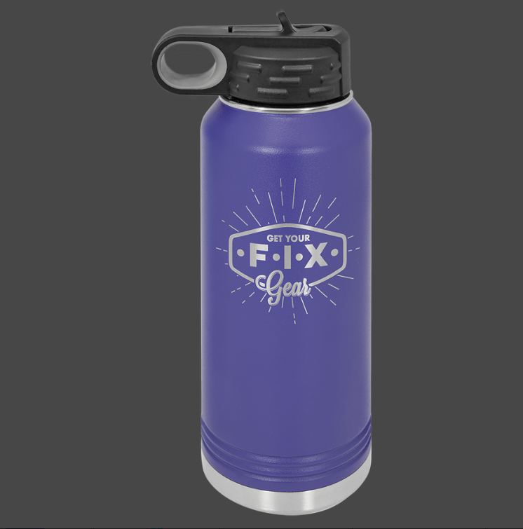 12oz, 20oz,32oz, 40oz Water Bottle - Polar Camel Powder Coated