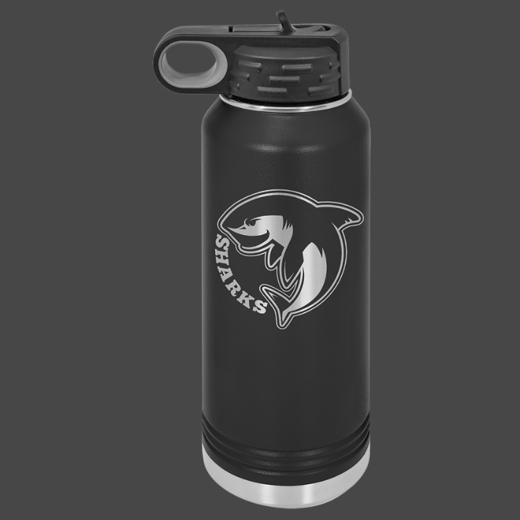 12oz, 20oz,32oz, 40oz Water Bottle - Polar Camel Powder Coated