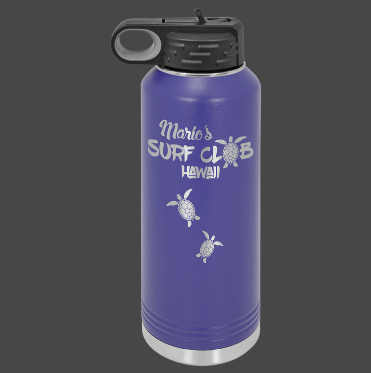 12oz, 20oz,32oz, 40oz Water Bottle - Polar Camel Powder Coated