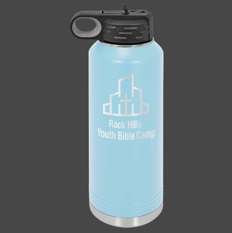 12oz, 20oz,32oz, 40oz Water Bottle - Polar Camel Powder Coated