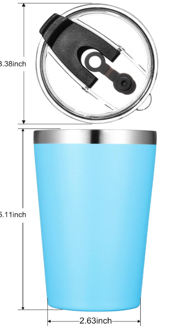 10oz, 12oz, 20oz, 30oz, 40oz Standard - Generic Powder Coated Tumbler