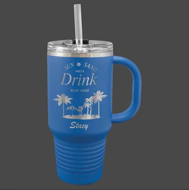 20oz, 32oz, 40oz Travel Mug - Polar Camel Powder Coated