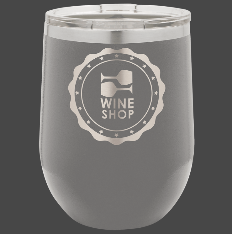 12oz, 16oz Wine Glass - Polar Camel Powder Coated