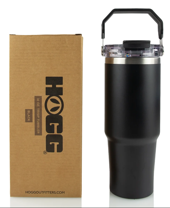 20oz & 30oz Hogg Powder Coated Tri-Sip Sports Tumbler