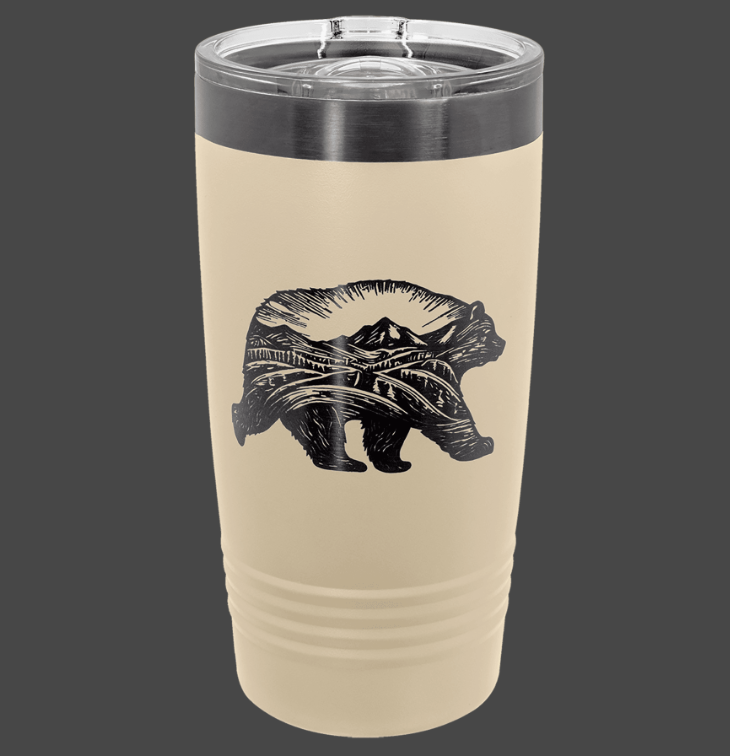20oz Standard - Polar Camel Powder Coated Ringneck