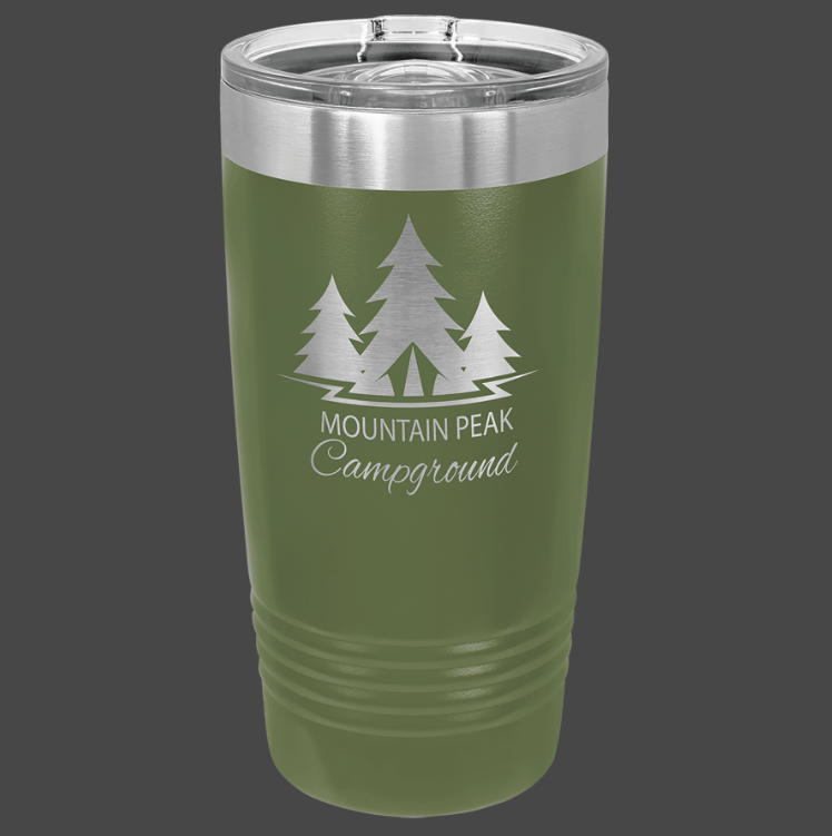20oz Standard - Polar Camel Powder Coated Ringneck