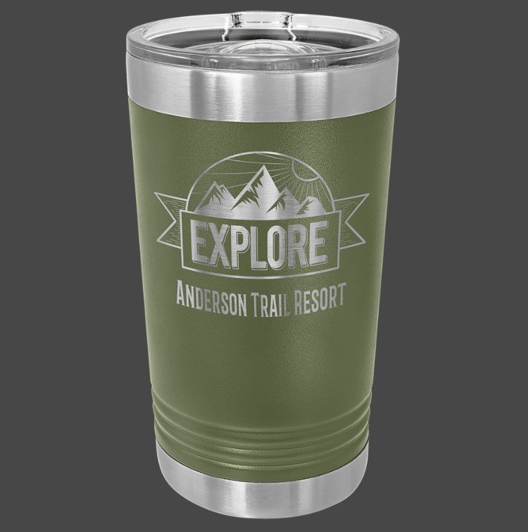 16oz Pint - Polar Camel Powder Coated Ringneck